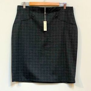 NWT Max Studio Plaid Skirt